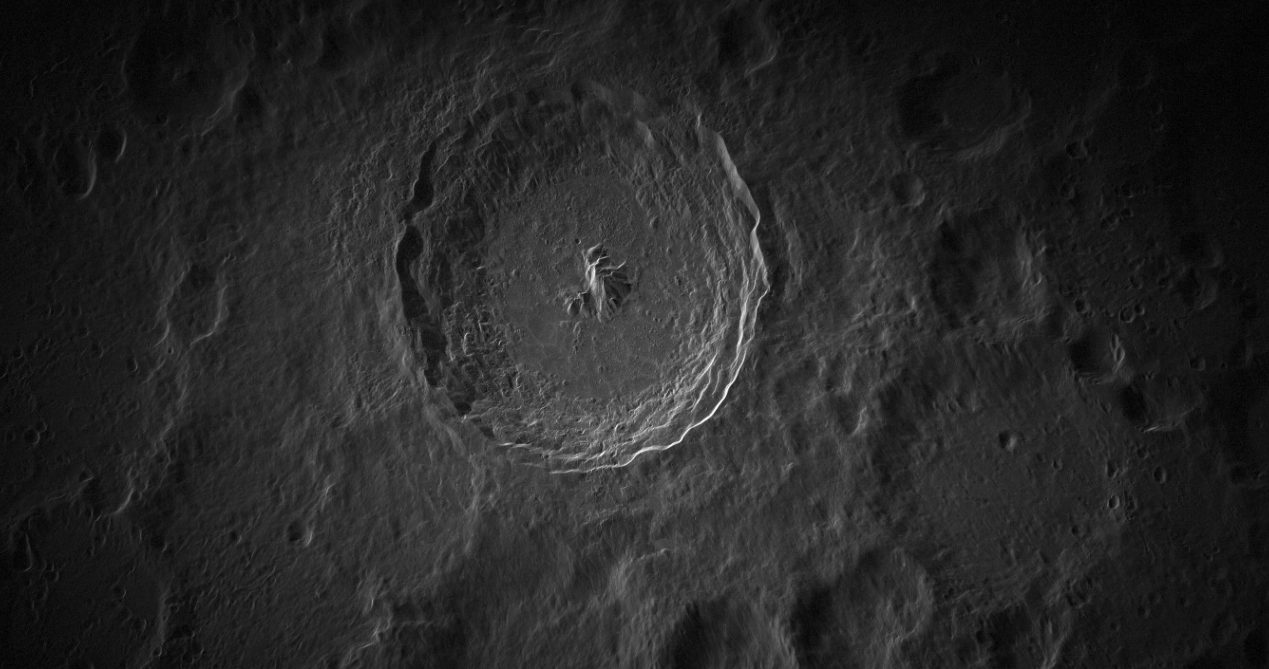 A Synthetic Aperture Radar image of the Moon’s Tycho Crater. Image Credit: Green Bank Observatory.