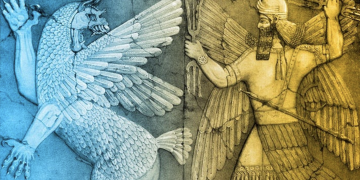 A depiction of ancient Sumerian myths and legends.