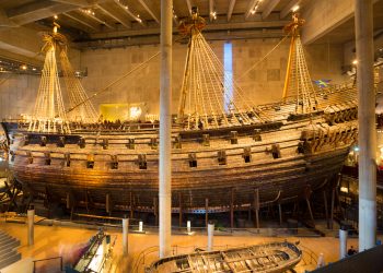 A photograph of the Vasa. YAYIMAGES.