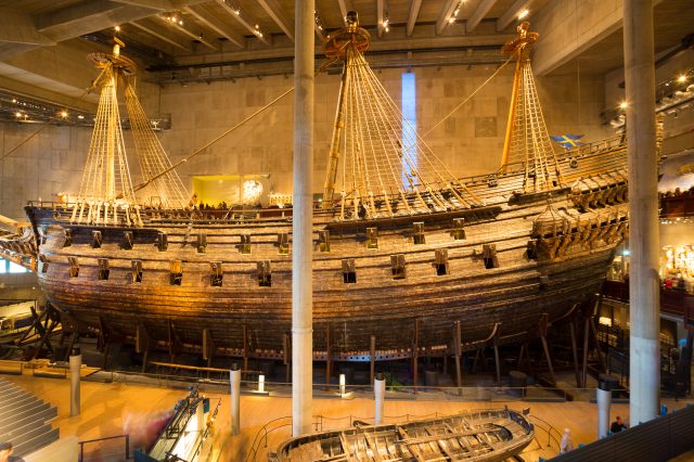 A photograph of the Vasa. YAYIMAGES.