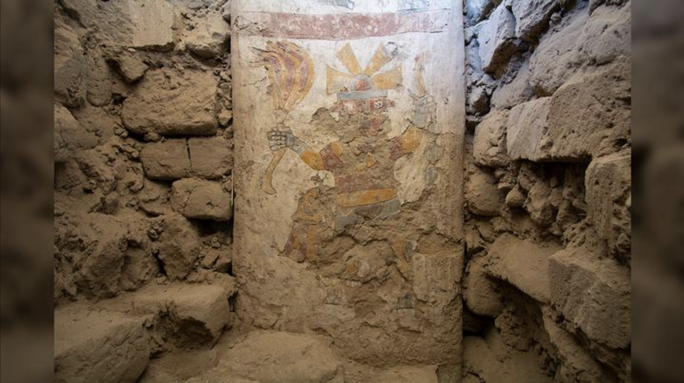 A photograph of the ancient Moche relief. Image Credit: Pañamarca Digital.