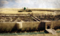 The Round City of Baghdad. A modern reconstruction, courtesy of Naji El Mir.