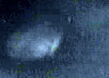 A screenshot of the video showing the mysterious USO. YouTube.