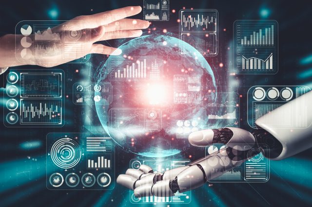 An illustration of Machine Learning. YAYIMAGES.