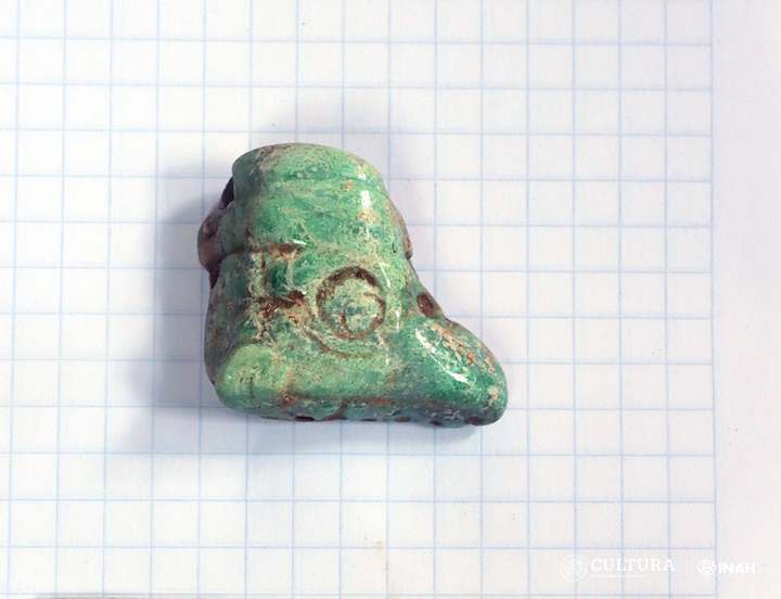One of the ancient figurines that was found. INAH.