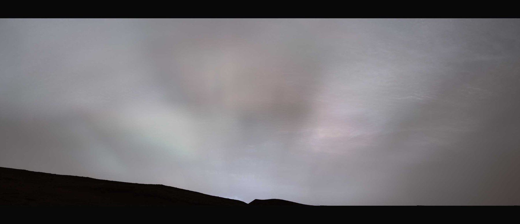 NASA's Curiosity Rover observes sun rays on Mars. Image Credit: NASA/JPL-Caltech/MSSS.