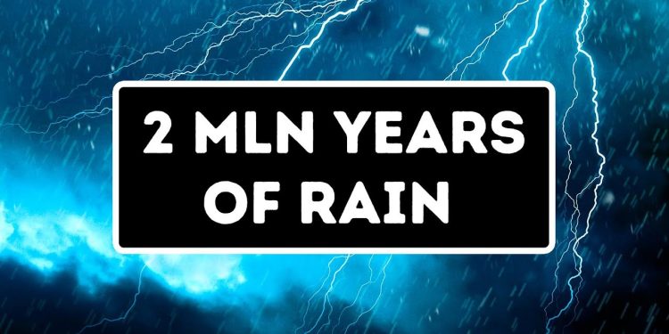 Illustration 2 million years of rain