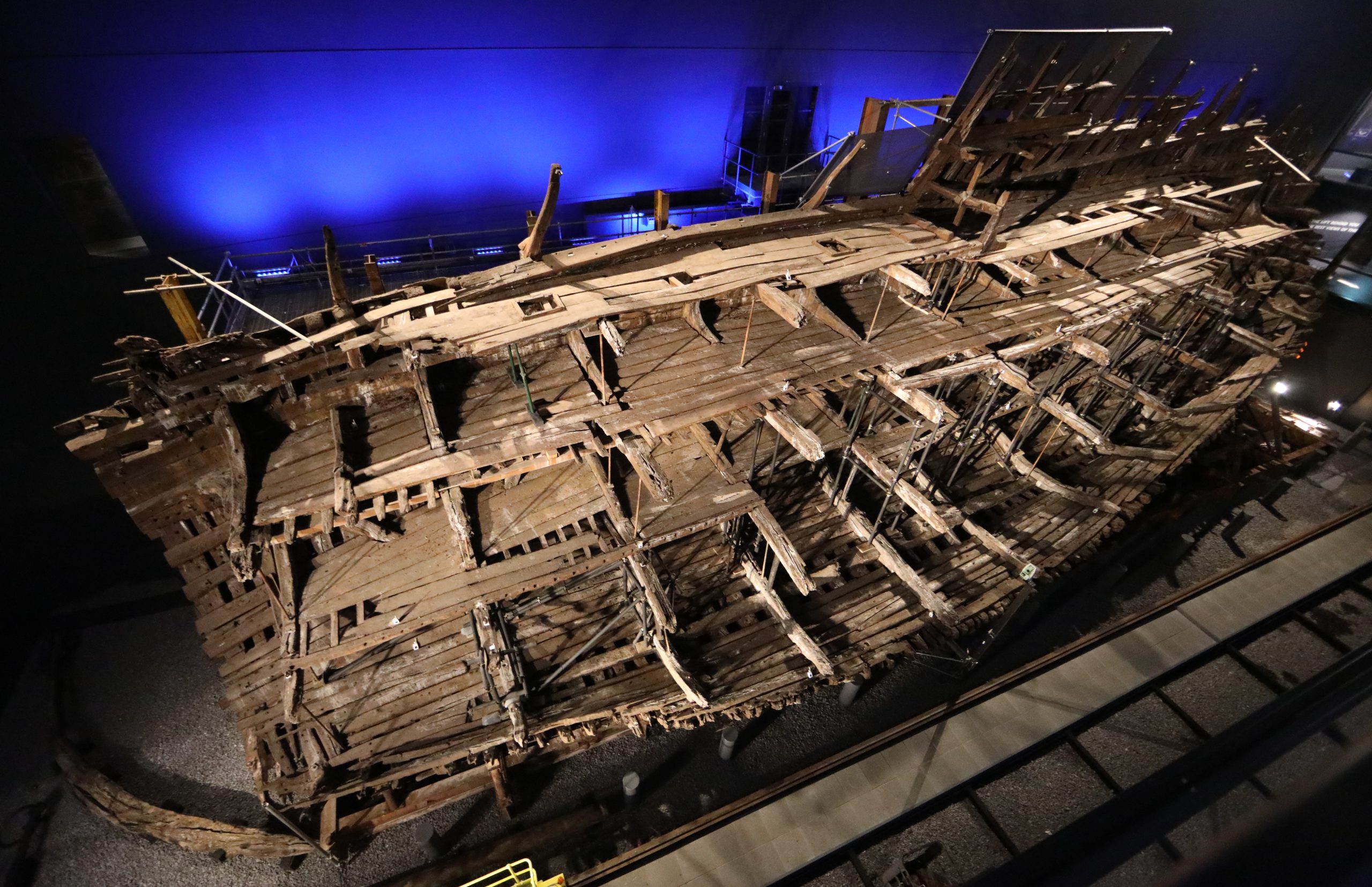 A part of the Mary Rose Shipwreck. Wikimedia Commons.