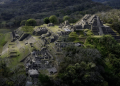 A view of the Pyramid complex of Tonina in Mexico