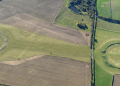 An Aerial shot of the Thornborough Henges. The Guardian / YouTube.