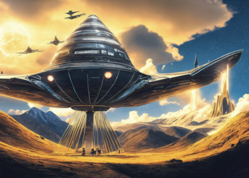 An illustration of the mythical ancient vimana