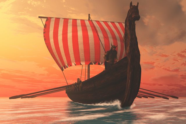 An illustration of a Viking Ship