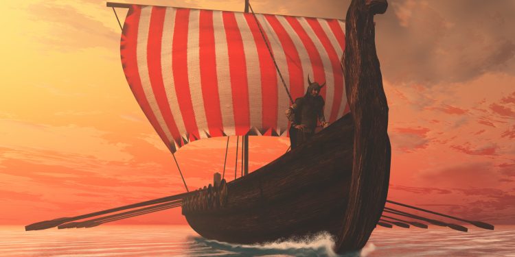 An illustration of a Viking Ship