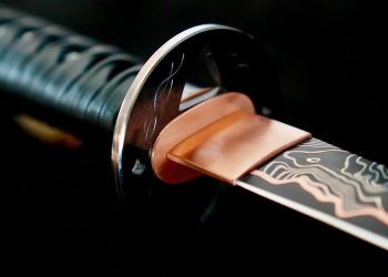 Damascus Steel Sword. Shutterstock.