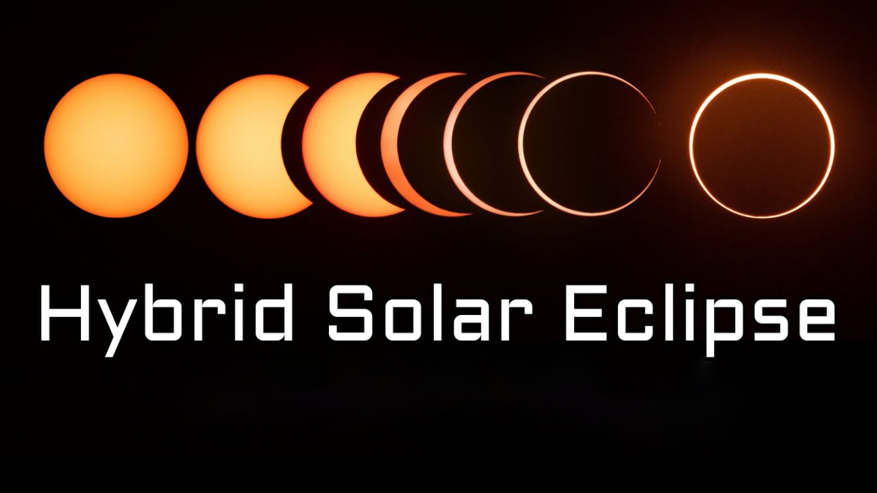 Rare Hybrid Solar Eclipse 2023