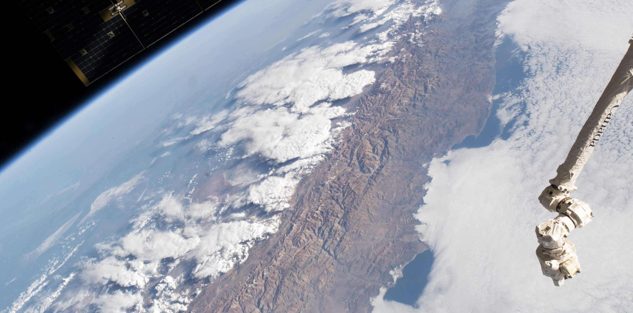 The Andes as seen from Space. NASA.