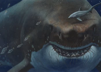 The Megalodon shark
