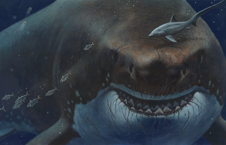 The Megalodon shark