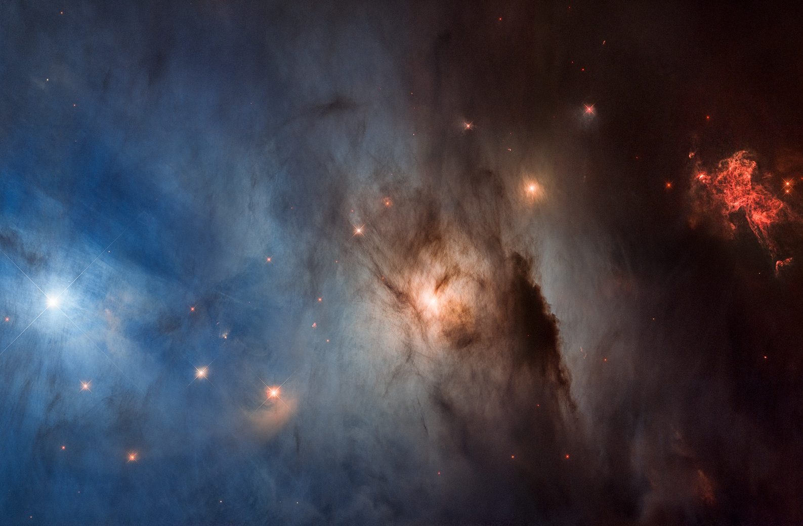Star-forming region NGC 1333. NASA's Goddard Space Flight Center.