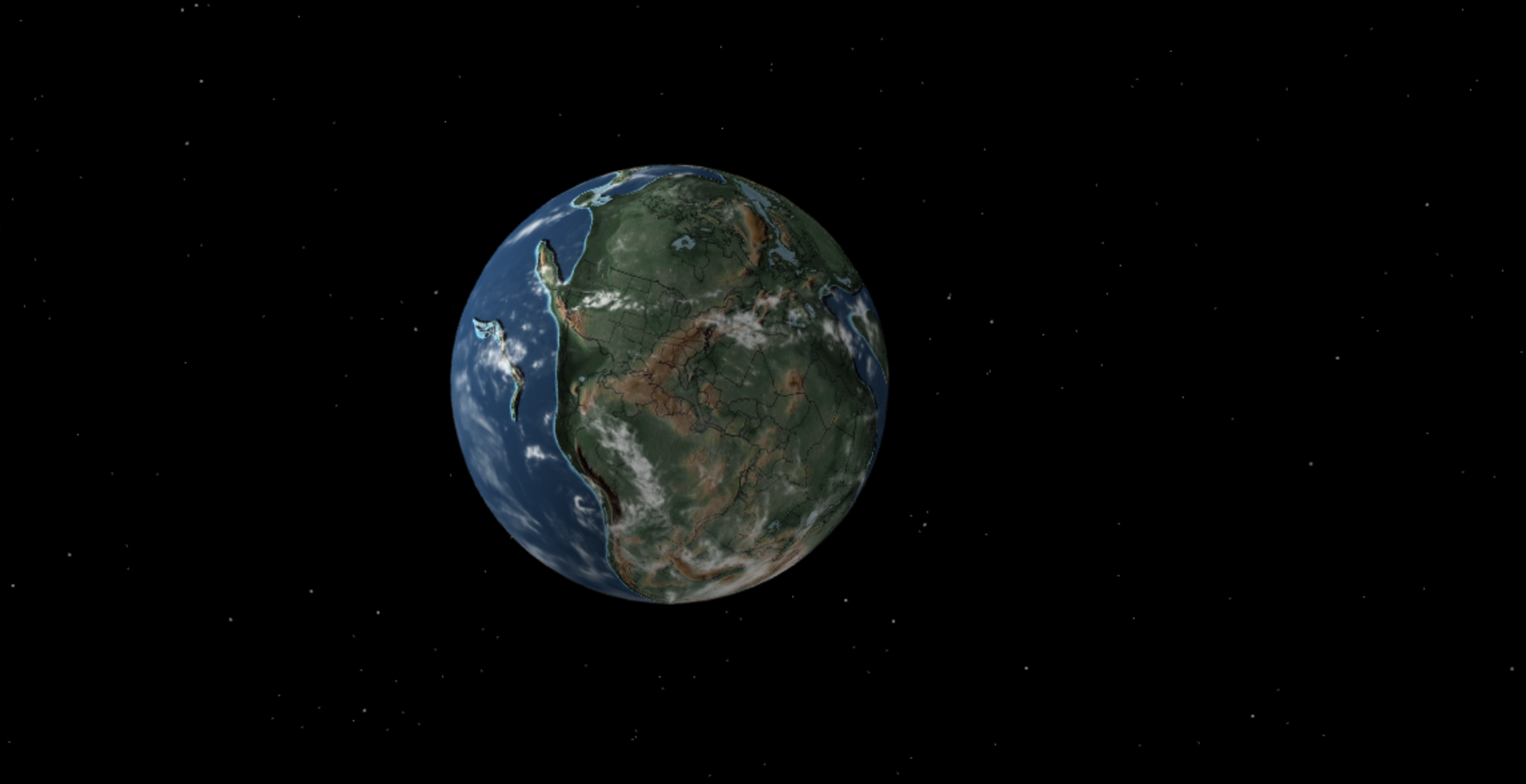 A screenshot of the Ancient Earth Globe