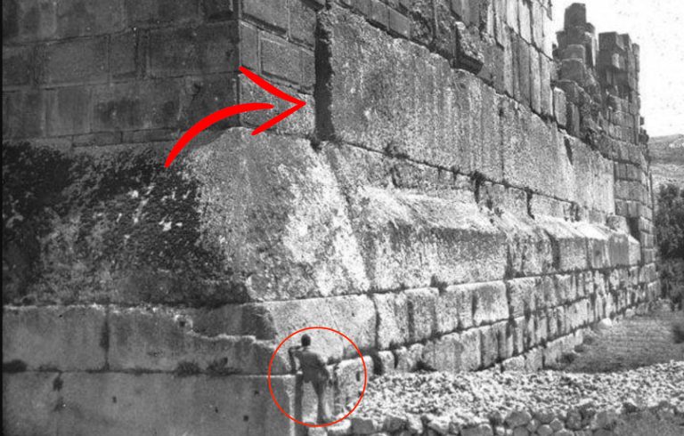 Baalbek's stones megaliths.