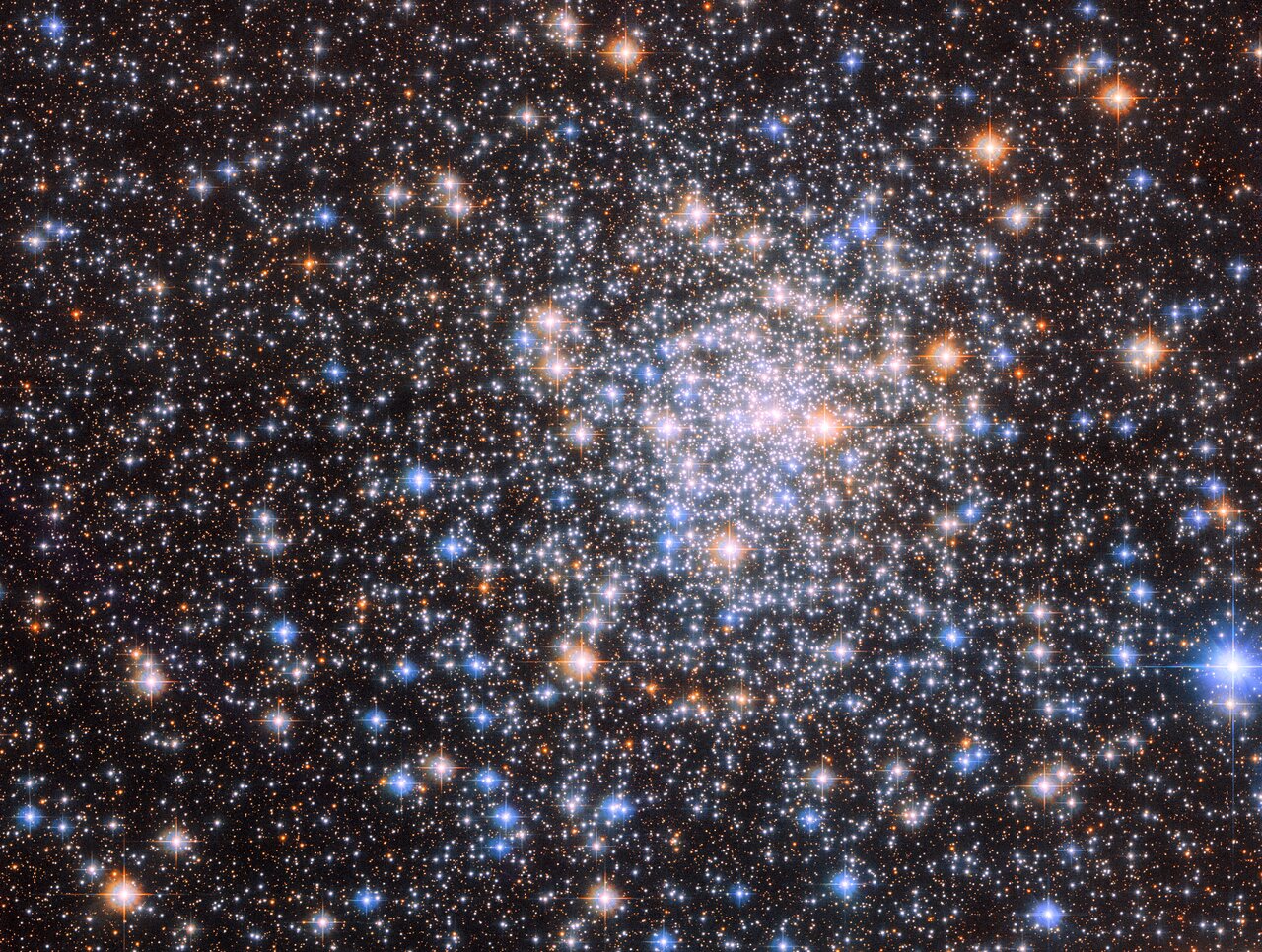 A photograph of the globular cluster NGC 6544. Image Credit: ESA/Hubble & NASA, W. Lewin, F. R. Ferraro.