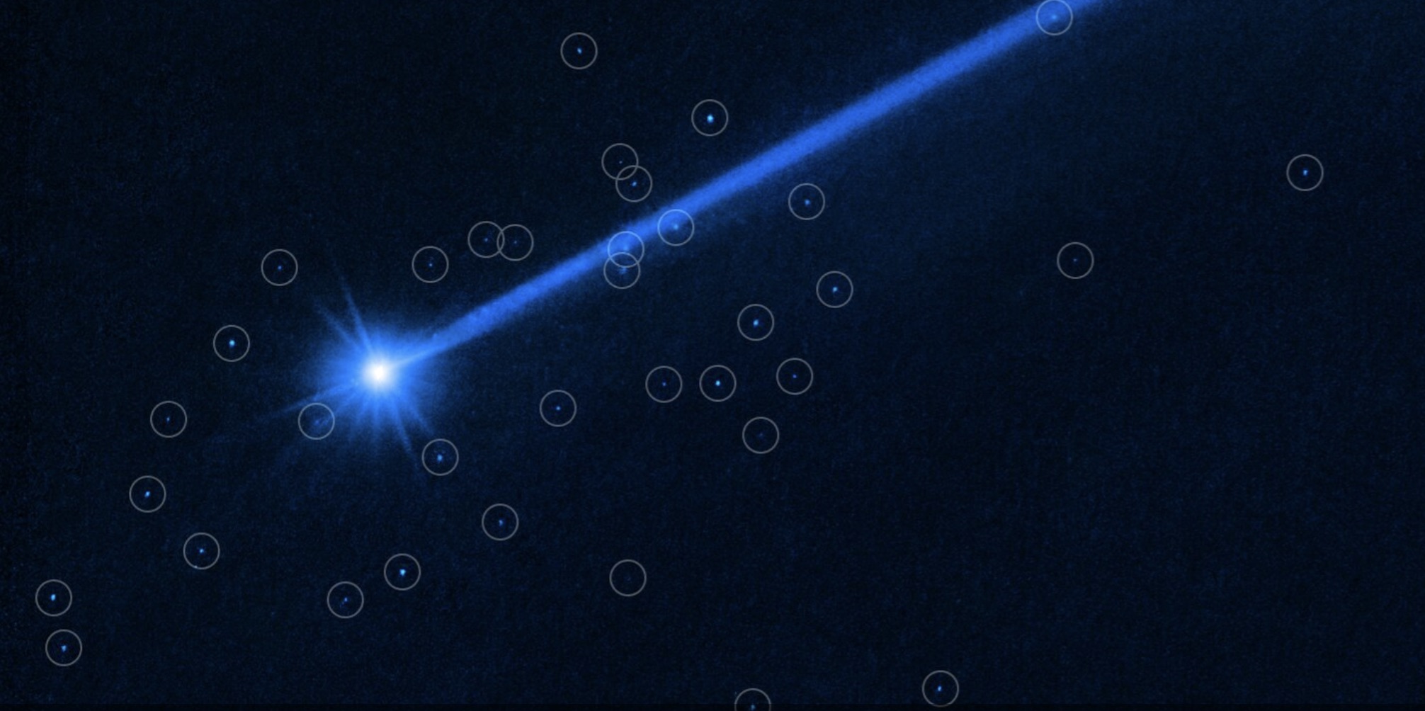 Hubble image of asteroid Dimorphos. Credit: NASA, ESA, David Jewitt (UCLA), Image Processing: Alyssa Pagan (STScI).