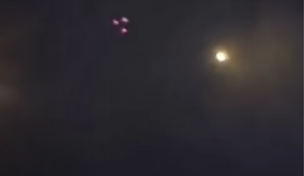 Iranian Navy shooting at UFO