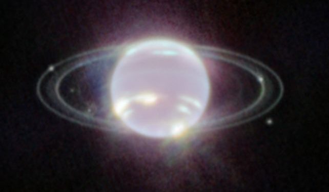 Neptune as seen by Webb. Credit: JWST. (NASA, ESA, CSA, STScI).