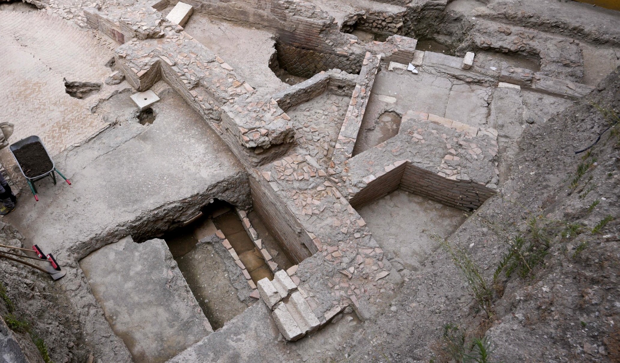 Ruins of ancient Nero's Theater discovered. Credit: AP Photo/Andrew Medichini.