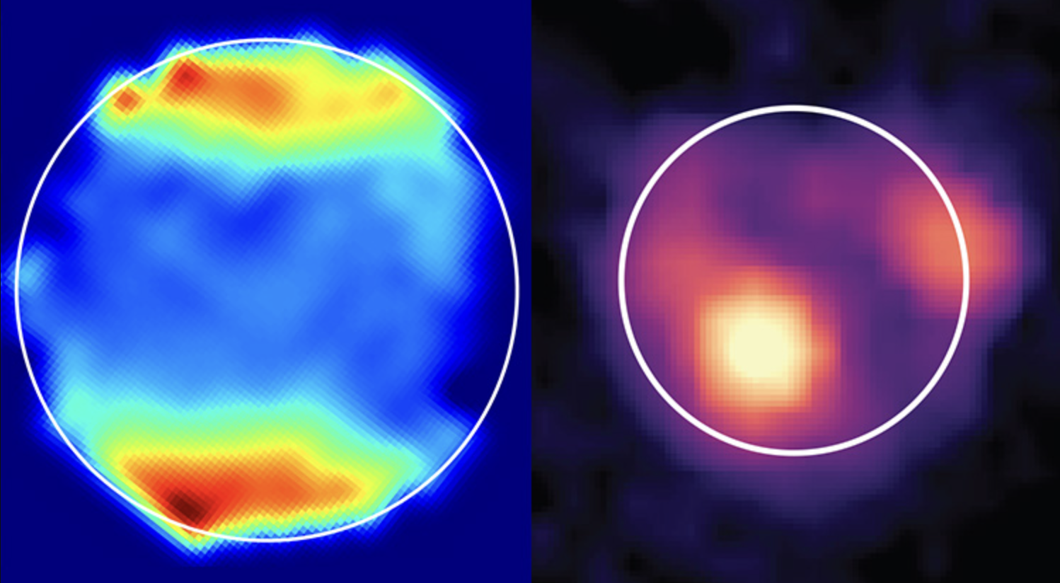 A spectroscopic map of Ganymede and an infrared image of Io by James Webb