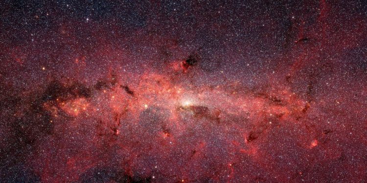 The center of the Milky Way Galaxy as seen in Infrared.Image Credit: NASA, JPL-Caltech, Susan Stolovy (SSC/Caltech) et al.