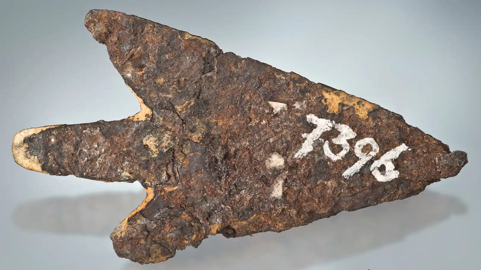 This ancient arrowhead was crafted from extraterrestrial iron