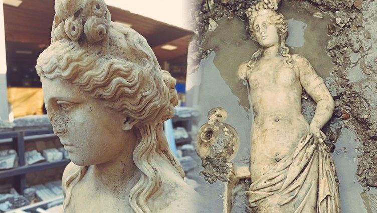 Remarkable 1,800-Year-Old Statue Discovered in Turkey. Credit: Turkey Daily News.