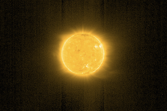 How a Simple Solar Orbiter "Hack" Unveiled the Sun's Hidden Atmosphere. Credit: Credit: Astronomy & Astrophysics (2023). DOI: 10.1051/0004-6361/202346039.