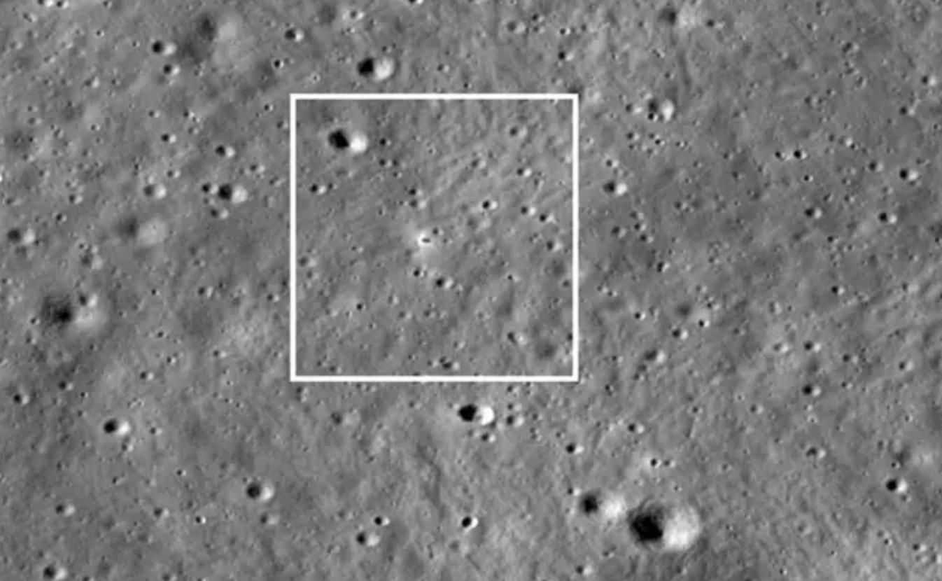 NASA Spots India's Chandrayaan-3 Near Moon's South Pole