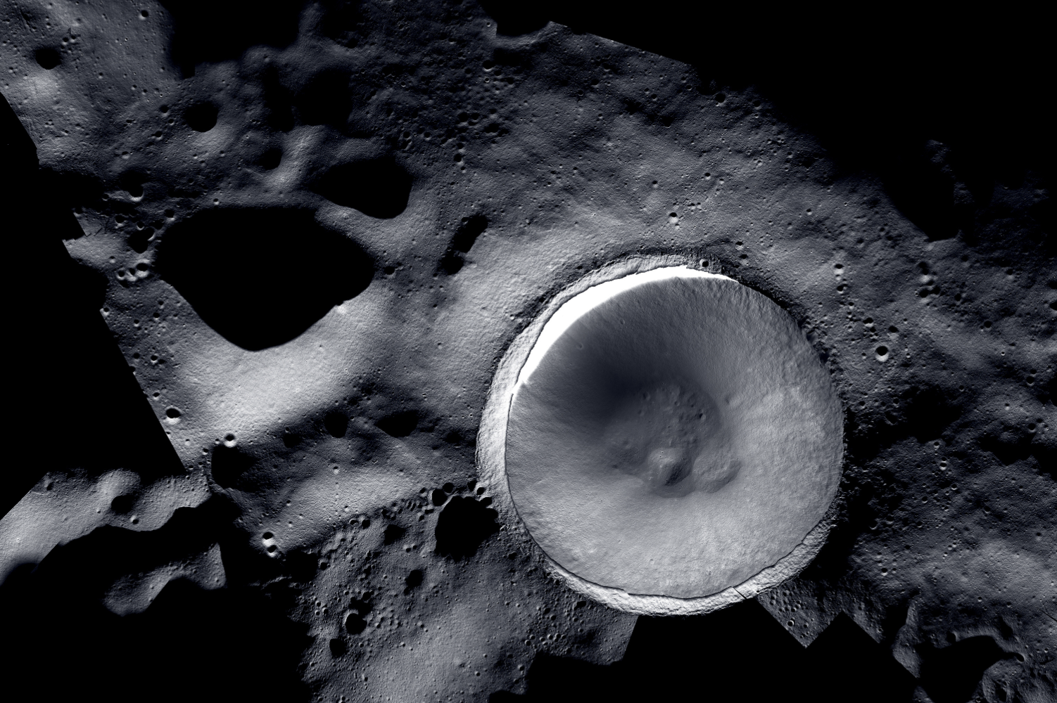 NASA's Detailed Look at Lunar South Pole