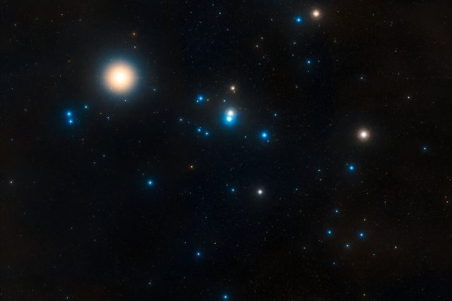 A photo of the Hyades Star Cluster
