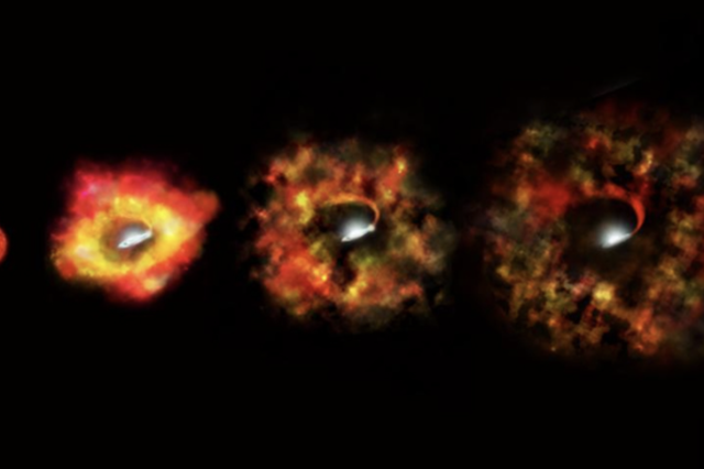 An illustration of a failed supernova. Credit: P. Jeffries/STScI/NASA/ESA.