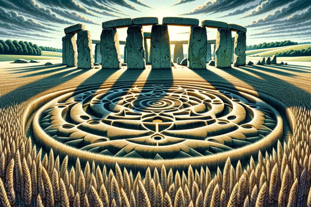 In 1996 a Mysterious Crop Circle Appeared Near Stonehenge