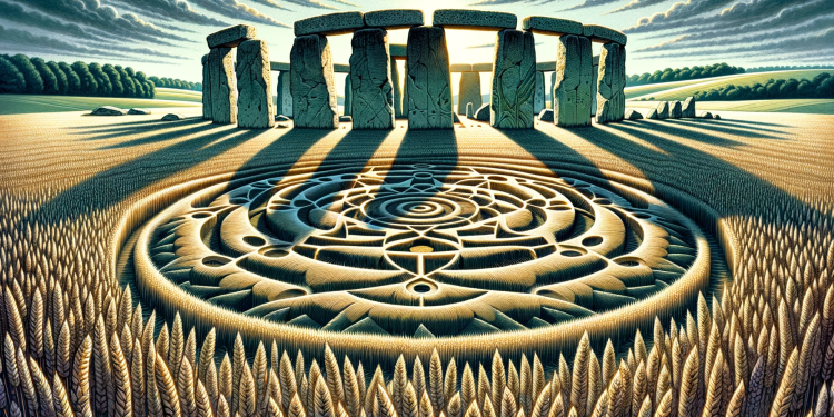 In 1996 a Mysterious Crop Circle Appeared Near Stonehenge