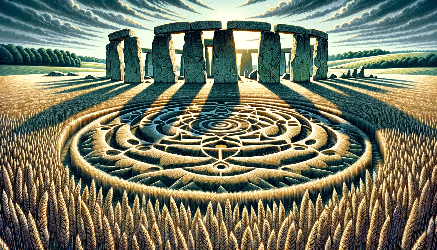 In 1996 a Mysterious Crop Circle Appeared Near Stonehenge