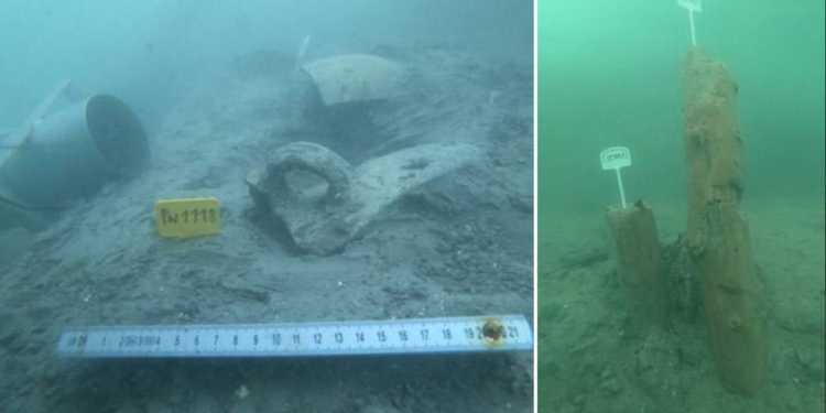 Submerged Ancient Roman Ruins Found Off the Coast of Slovenia. Credit: ZAPA.