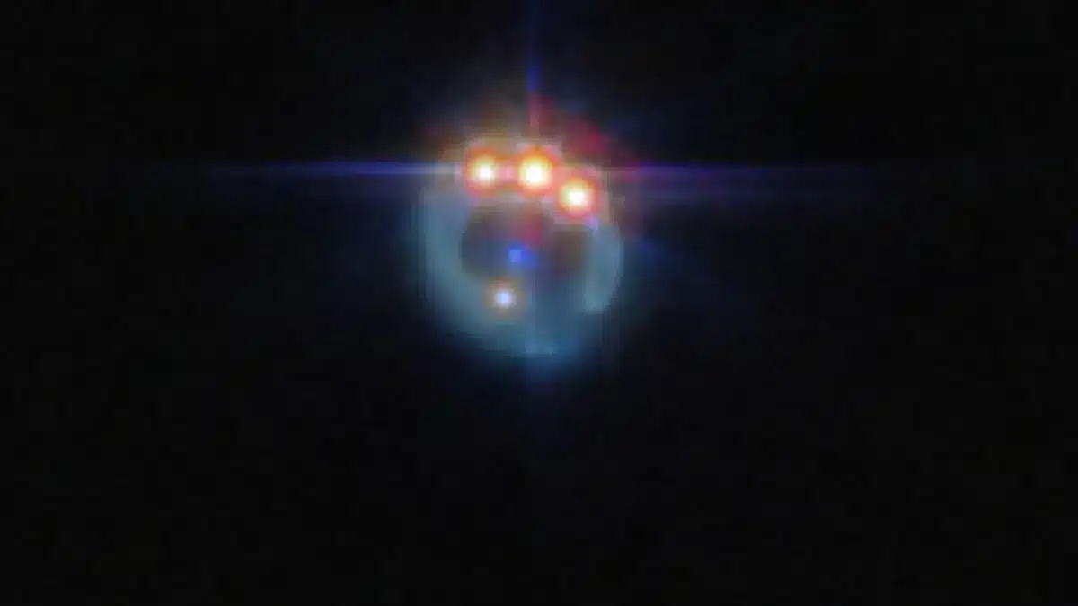 James Webb view of a quasar