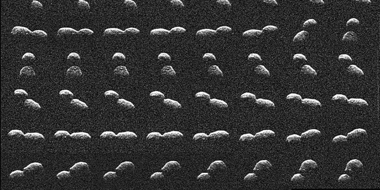 A composition of images showing Near-Earth asteroid 2024 ON. Credit: NASA/JPL.