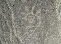 Enhanced image of the "Human with a Headdress" geoglyph (Credit: Sakai et al.).