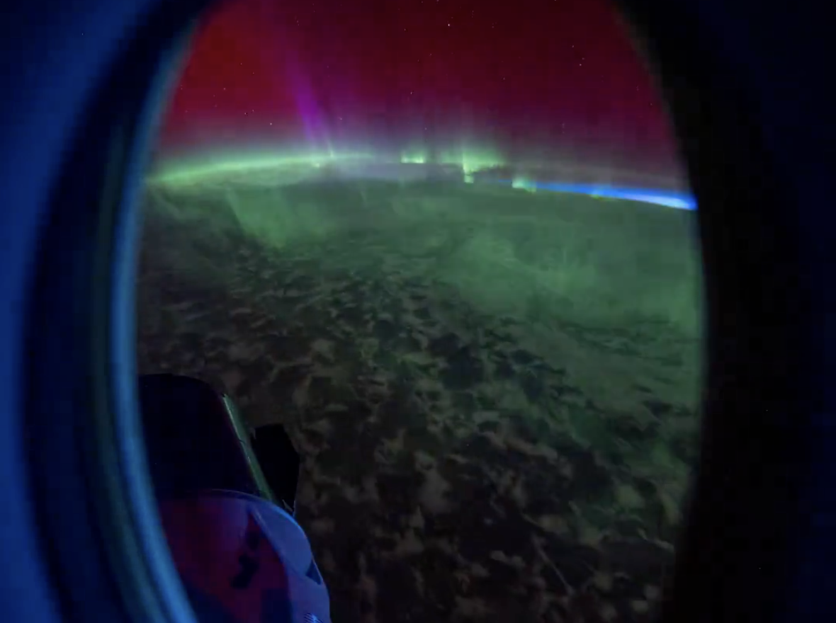 Aurora from Space. NASA.