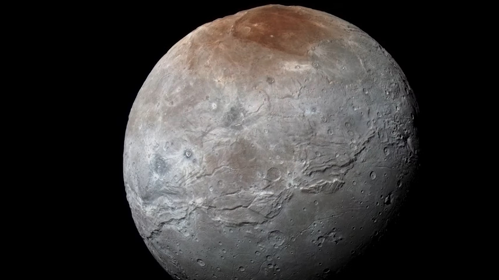 Charon Moon of Pluto. Credit: SwRI.