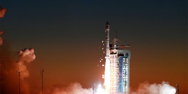 On November 25, 2024, a Long March-2C rocket successfully lifted off from the Jiuquan Satellite Launch Center in northwest China, carrying two advanced satellites into orbit. The launch occurred at 7:39 a.m. Beijing Time, placing the Siwei Gaojing-2 03 and Siwei Gaojing-2 04 satellites into their designated trajectory. [Photo/Xinhua].