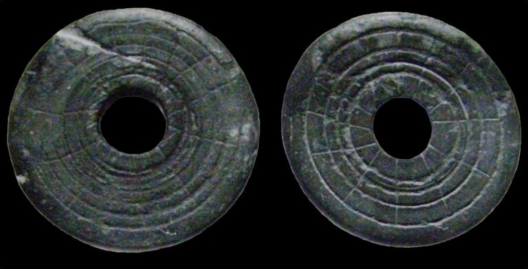 The pyrophyllite slate disc discovered in Listven, Ukraine. Credit: O. Veremeychyk.